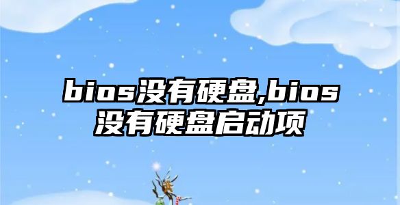 bios沒有硬盤,bios沒有硬盤啟動項